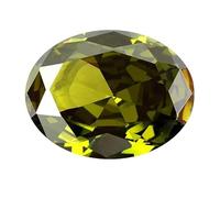 DENMOUS 9.25 Ratti 8.00 Carat Peridot Gemstone Original Certified With Lab Report & Guarantee Certificate Natural Peridot/Mani Stone A++ Quality For Astrology Benefits For Men & Women-B0D963FJ-DMS