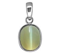 DENMOUS 9.25 Ratti 8.47 Carat A+ Quality Cat'S Eye Lehsunia Gemstone Pendant For Women'S And Men'S-B0C19JW4-DNM