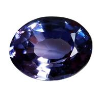 DENMOUS 9.25 Ratti Purple Colour Alexander Stone Oval Shape Alexandrite Gemstone Original Certified By Lab For Men & Women-DN01B0B85B3P