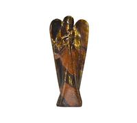 DENMOUS Angel Tiger Eye Size 3 Inch Natural Healing Reiki Crystal Chakra Balancing Vastu Stone-B07V2QTSDD