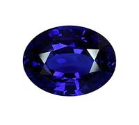 DENMOUS Blue Sapphire Stone 6.25 Ratti Certified Natural Blue Sapphire Stone (Neelam Stone) Rashi Ratan Gemstone For Astrological Purpose By -DNM01