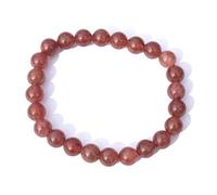 DENMOUS Bracelet Strawberry Quartz 8Mm Natural Healing Crystal Chakra Balancing Meditation Stone-B08938T1-DNM