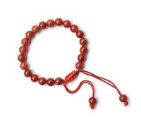 DENMOUS Carnelian Adjustable 8 Mm Beads Bracelet Natural Healing Crystal Reiki Chakra Stone-B08938LL-1D