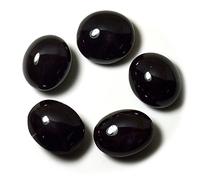 DENMOUS Cat'S Eye Sulemani Gemstone 25 Carat Natural Oval Loose 5 Pieces Wholesale Lot For Jewelry Making-B073CHRPDN