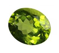 DENMOUS Certified 12.97 Carat 13.25 Ratti Unheated And Untreated August Birth Stone(Top Aaa+) Quality Certified Gemstone Green Peridot For Men And Women-B0CK5X16R1