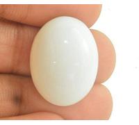 DENMOUS Certified 3.25 Ratti White Opal Stone (Australian) Mined Oval Shape Best Quality Real Gemstone For Astrology-B09RVZTB-DNM