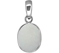 DENMOUS Certified Natural Aa++ Quality Opal Silver Pendant Locket 10.25 Ratti (Australian Opal) Brilliant Cut Certified Astrological Gemstone-B0BSV5T9M1