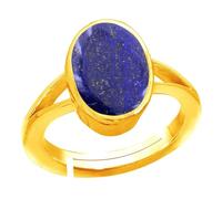 DENMOUS Certified Unheated Untreatet 11.25 Ratti 10.55 Carat A+ Quality Natural Lapis Lazuli Lajward Stone Gemstone Ring For Women'S And Men'S-B0B5LRC3-1D