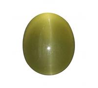 DENMOUS Cultured Gemstone Cats Eye - Lehsuniya 5.25-5.50 Ratti Super Delux Quality-B015A3SY-00