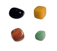 DENMOUS Dhaarmik Natural Tumble Stones Kit For Reiki Stone Healing Crystal, Tumble Set For Protection | Tumble Stone Kit | All Tumble Sets Energized-B0C2N6SF-DNM