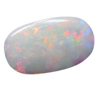 DENMOUS Gems 10.25 Carat Natural Opal Stone Lab Certified Gemstone White Oval Australian Opal Gemstone For Man Or Women-B0CFR42G-M1