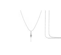 DENMOUS God Kartikeya Pure Silver 92.5% purity Chain pendant, Chain and Locket 925 Sterling Silver Murugan Pendant (Pendant with Chain)-451