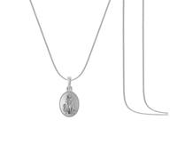 DENMOUS God Kartikeya Pure Silver 92.5% purity Chain pendant Murugan Pendant Chain Locket, 925 Sterling Silver (Pendant with Chain)-450