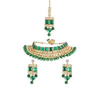 DENMOUS Gold-Plated Kundan Jewellery Set-DMZ-2683