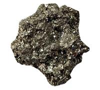 DENMOUS Golden Pyrite Crystal Fools Gold T230Gm Single Piece Natural Rough Peru Stone Cluster Chunk For Wealth Money Attract Business Luck Reiki Healing Stones Aura Cleaning Chakras Meditation-DNM01