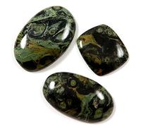 DENMOUS Kambaba Jasper Natural Cabochon Mix Gemstone 3 Pcs Lot 158.4Cts Law94-B07P72SC-01