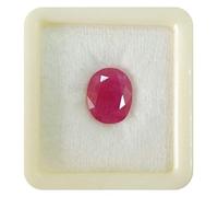 DENMOUS Lab Certified Natural Burma Ruby (Manik) 8.25 Ratti For Unisex - Red-B07V3DFM-01