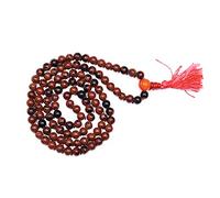 DENMOUS Marconi Jasper Lab Certified Jaap Mala 108 Beads + Guru Bead Semiprecious Stone Intellectual Peace Chakra Healing Crystal Reiki Healing (Size 6 Mm)-B08VHF7M-1