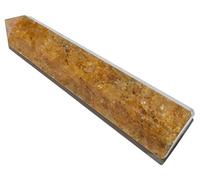 DENMOUS Massage Wand Yellow Aventurine Dark Size: 3-3.5 Inch Wt.50-60 Grams Crystal Obelisk Healing Tower Reiki Spiritual Stone-B07XKS5GDN