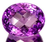 DENMOUS Natural Amethyst Stone 6.25 Ratti / 5.40 Carat Lab-Certified Earth Mind Natural Katela/Kathela Rashi Ratna Loose Gemstone For Men & Women-B0CK5WMYR1