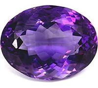 DENMOUS Natural Amethyst Stone 7.25 Ratti Lab-Certified Earth Mind Natural Katela/Kathela Rashi Ratna Loose Gemstone For Men & Women-B09DZ2D2DN