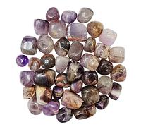 DENMOUS Natural Amethyst Tumble Stone Crystal Tumble Stone Crystals Gemstones Tumbled Pebble Stones For Healing Meditation And Manifest Abundance - Value Pack Of 2-B0CLVMT6-01