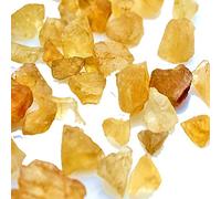 DENMOUS Natural And Genuine Mini Citrine Rough Chunks 100 Grams 5 To 6 Mini Chunks For Reiki Healing-B08FYHPT1