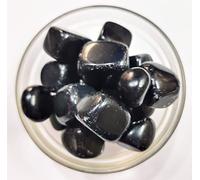 DENMOUS Natural Black Obsidian Tumble Polished 200Gm Crystal 15-25Mm Stone Gemstone For Reiki Healing Energy Stones Aura Cleaning For Money Chakras Balancing Pebble Vastu & Meditation-B0BG8RLW-DNM