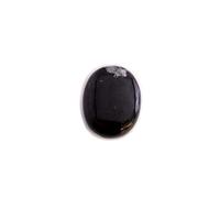 DENMOUS Natural Black Tourmaline Oval Palm Stones | Natural Chakra Crystal Healing Crystals | Natural Black Tourmaline Metaphysical Energy Healing Meditation (50-100 Gram)-B09P758M-2541