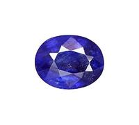 DENMOUS Natural Blue Sapphire 2.25 Ratti / 2.00 Carat Certified Blue Sapphire Loose Gemstone Neelam Stone For Men And Women-B0DFQDH2DNM