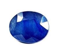 DENMOUS Natural Blue Sapphire 6.25 Ratti / 5.50 Carat Handcrafted Finger With Beautifull Stone Men & Women Jewellery Collectible Lab - CertifiedDFQCBQ-DNM01