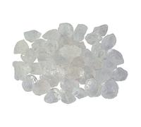 DENMOUS Natural Brazilian Clear Quartz Rough, Raw Stone 100 Grams, Clear Quartz Brazilian Raw Stones-B09PDS9G1