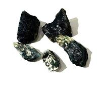DENMOUS Natural Citrine Carnelian Green Aventurine Rose Quartz Fluorite Tiger Eye Lapis Amethyst Black Tourmaline Negativity Rough Healing Crystal Gemstones (Moss Agate)-B08QJ7HFDN