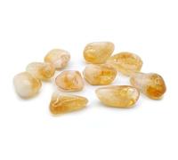DENMOUS Natural Citrine Mini Size 10 Tumble Prosperity And Reiki Healing Tumble-B0CG9P6PDNM