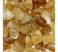 DENMOUS Natural Citrine Tumble Stones For Reiki Healing, Vastu Correction And Crystal Healing Tumble Stone (2)-B09C4J8641