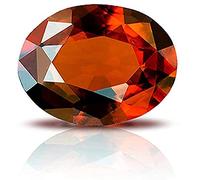 DENMOUS Natural Cylone Gomed Stone 7.00 Carat Stone And Certified By Wtgtl Hessonite Garnet Gemstone Unheated And Untreated For Men And Women For Astrological Purpose-B09P3T44DNN