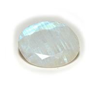 DENMOUS Natural Faceted Moonstone Oval Chandrakanta Gemstone 6.75 Ratti 6.1 Carat Loose Aaa Quality-B01MQPSH41