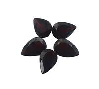 DENMOUS Natural Garnet At Wholesale Lot (Rs 113/Carat) Fine Quality Pear Shape गोमेद Loose Gemstone For Reselling Astrologer Jewellers Crystal Healing Kumbh Aquarius Rashi-B0C69N4XDNM