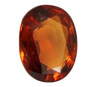 DENMOUS Natural Gomed Hessonite 8.25 To 8.5 Ratti Certified Energized Loose Gemstone For Men-B08VDM96-00