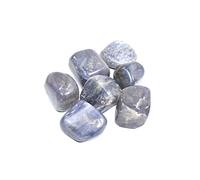 DENMOUS Natural Iolite Tumble Set Of 7 Stone Chakra & Reiki Healing Manifestation Stone Meditation Crystal Pocket Stone-B07C7FS5DNN