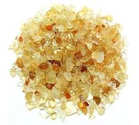 DENMOUS Natural Original Citrine Gemstone Polished Chips Tumble, Pack Of 100 Grams.-B08JVFDQ41
