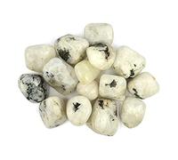 DENMOUS Natural Rainbow Moonstone Tumble Stone Raw Rough Stone Tumbled Pack Of 200 Gram-DN01B099Z5XC