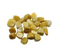 DENMOUS Natural Yellow Aventurine Rune Set Symbols Gemstone Healing Crystal Runes 25 Pcs-B08FMRT9-1D