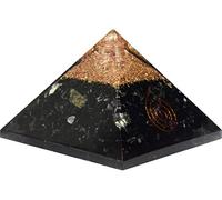 DENMOUS Orgonite Pyramid Black Tourmaline Size - 2.5-3 Inch Natural Healing Crystal Chakra Balancing Vastu Stone-B07SSLWMDN