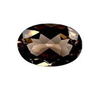 DENMOUS Original Natural Smoky Quartz For Crystal Healing Health Benificial Reiki Vastu Fengshui Numerology Semi Precious Gemstone (14X10Mm) Spst3876-B0CVTSNF-DNM