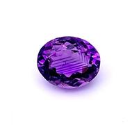 DENMOUS Purple Amethyst Stone Original Certified 9.25 Ratti Loose Kathela Natural African Oval Cabochon-B09YHTV3R1