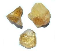 DENMOUS Raw Rough Stone Citrine Normal Quality 100 Gm Natural Healing Crystal Chakra Balancing Vastu Stone-B07N7KW300