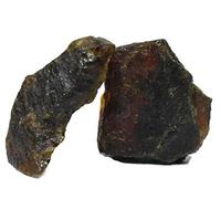 DENMOUS Raw Rough Stone Hessonite Small 50 Gm Unpolished Natural Healing Crystal Chakra Balancing Vastu Stone-B07N85GHDN