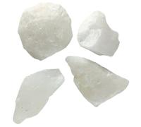 DENMOUS Raw Rough Stone White Quartz 100 Gm Natural Healing Crystal Chakra Balancing Vastu Stone 3 Pieces-B0D3VQFH-AMZ