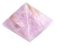 DENMOUS Rose Quartz 1.5-2 Inch Pyramid Original Natural Chakra Metaphysical Healing Crystal Gemstone Reiki Healing And Vastu, Meditation, Protection, Energy, Good Luck Prosperity-B07DF22LDNN